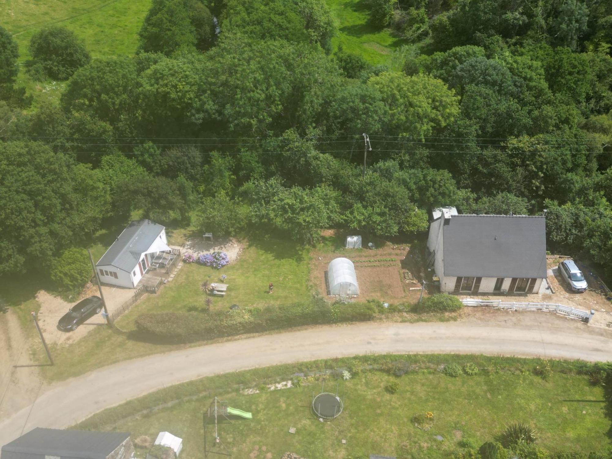 Mobil-Home A La Campagne Le Faou Exterior foto