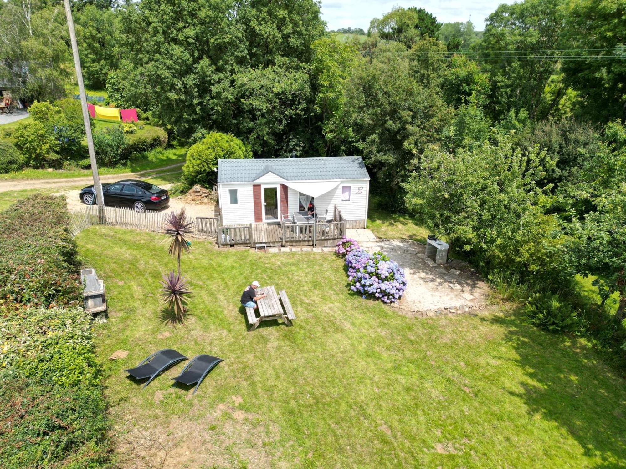 Mobil-Home A La Campagne Le Faou Exterior foto